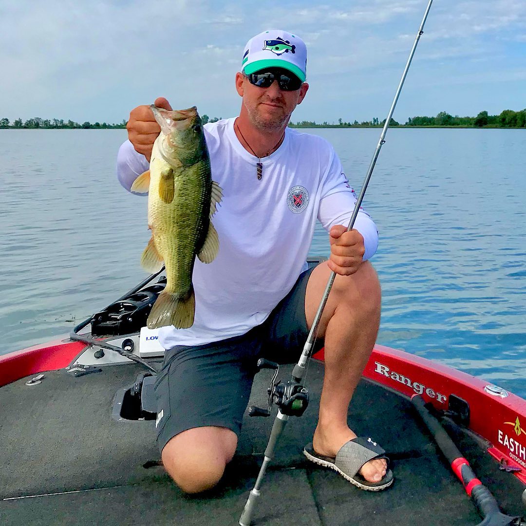 Catchin’ Bass like a legend in the FAT BASS LEGEND hat!