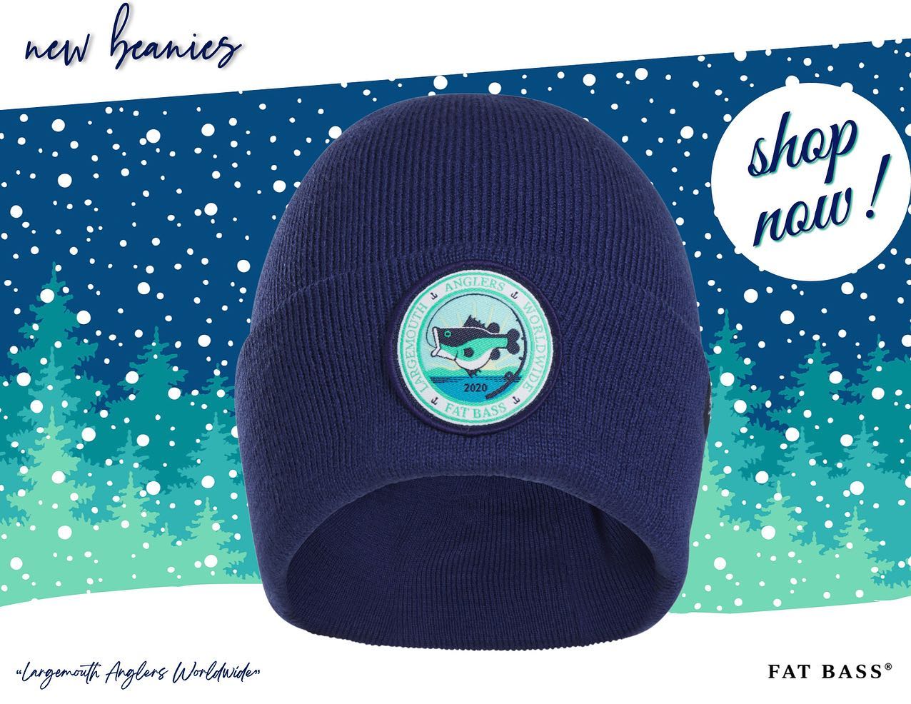 ⚠️⚠️NEW⚠️⚠️FAT BASS BEANIE!!! 🎣🎣