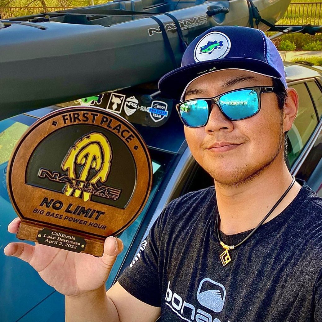 The big kayak win on Lake Berryessa!