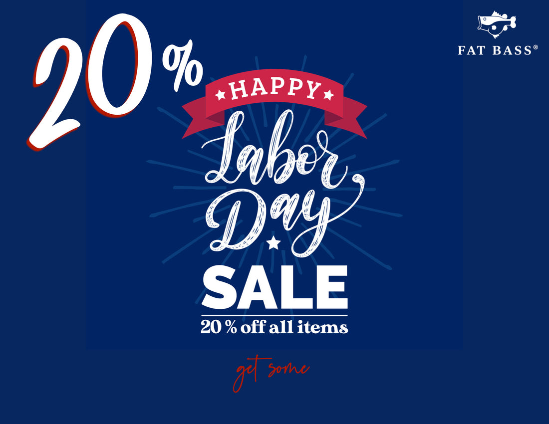 Labor Day sale 20% off on all products!