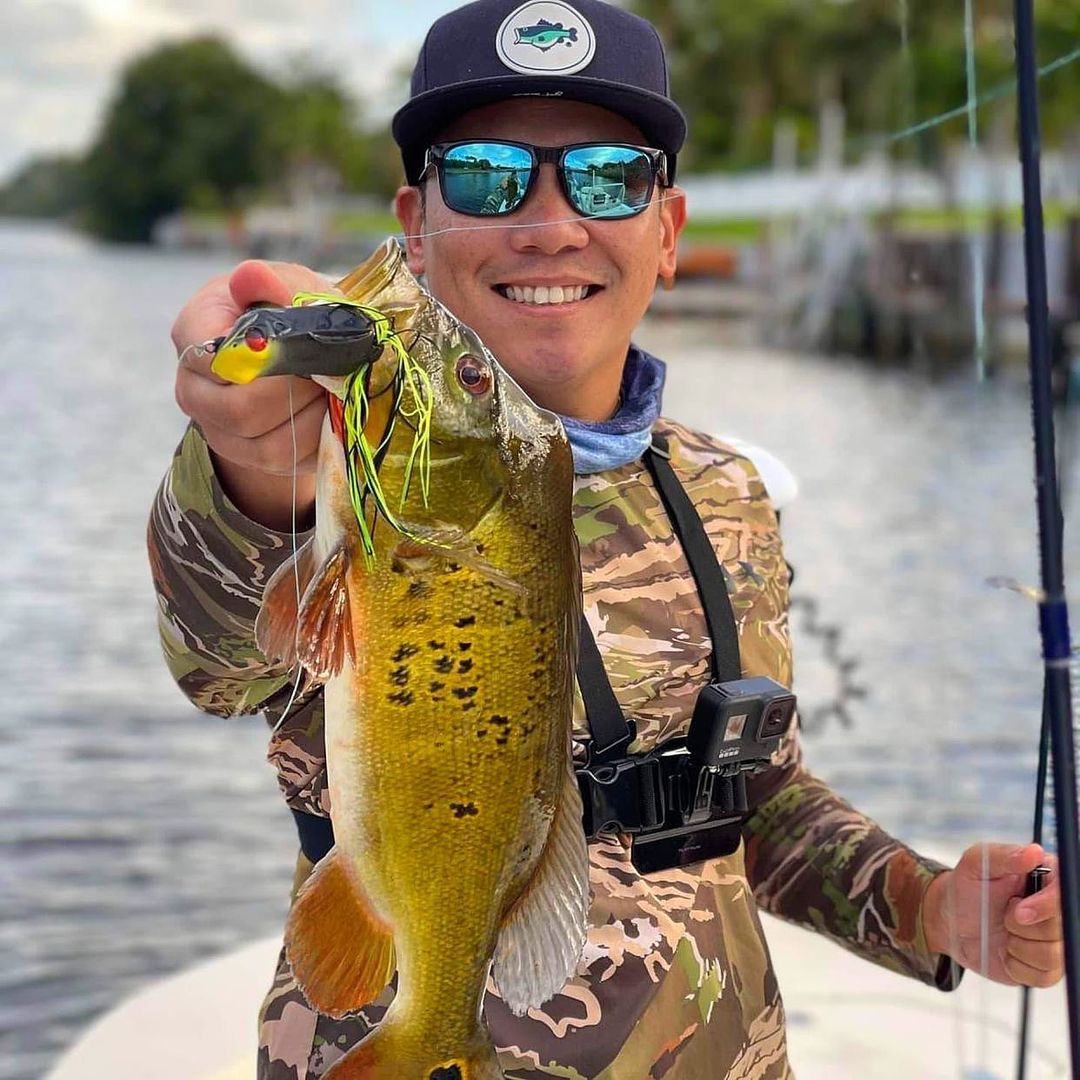 Always Catchin’ Bass with Class, in the FAT BASS Topwater Hat!