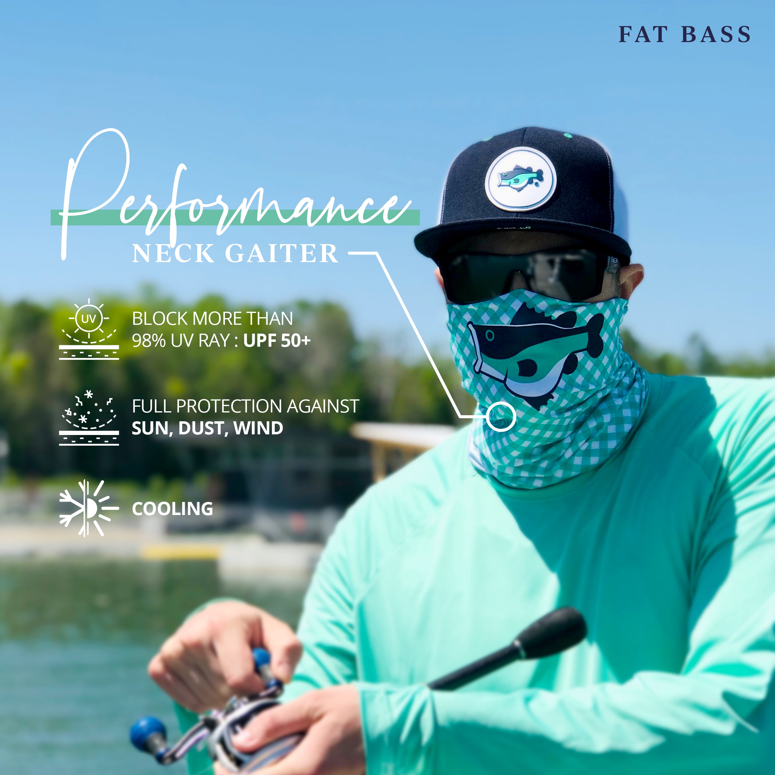 New FAT BASS Performance Neck Gaiter