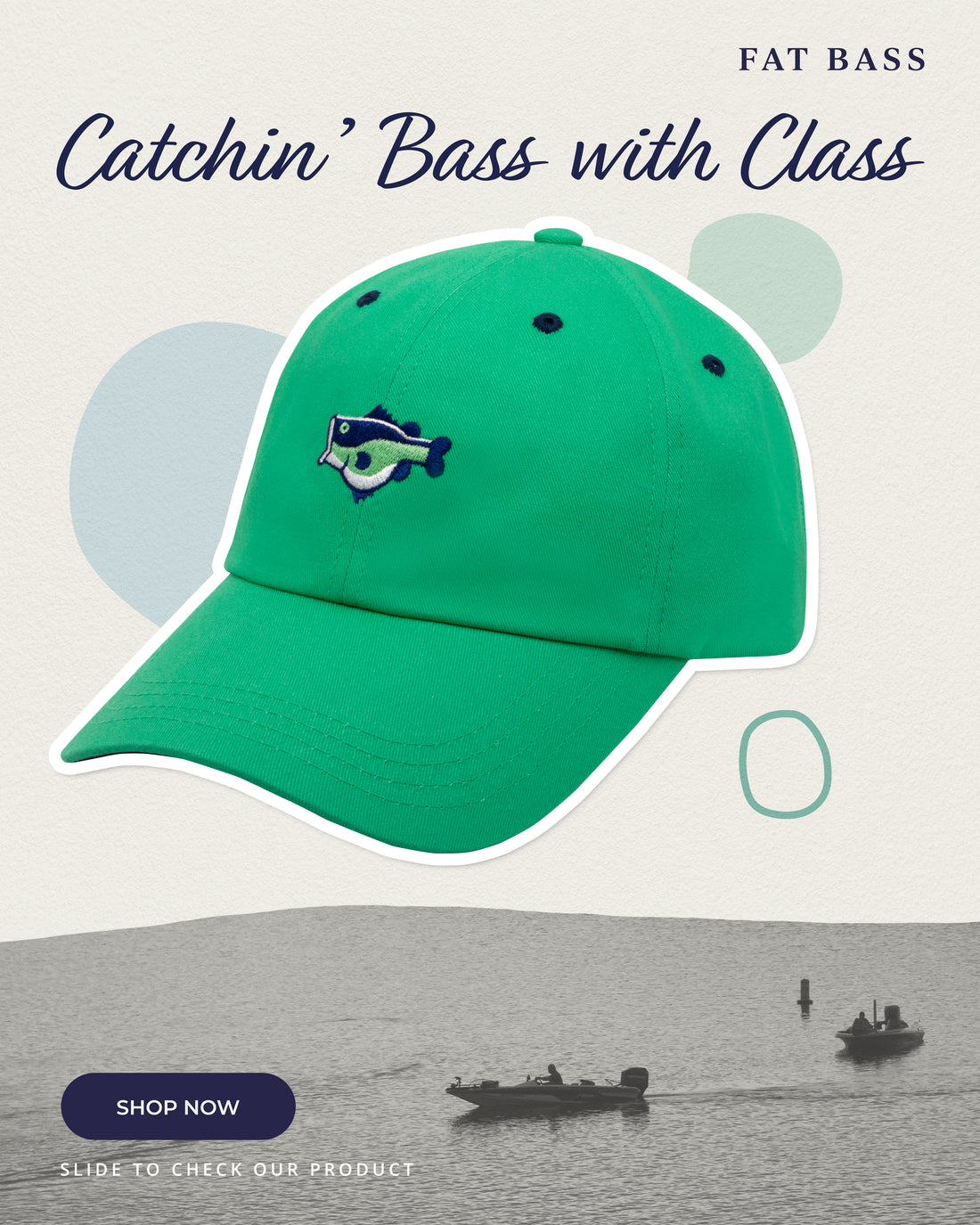 New! FAT BASS “Origins” Hat In Fat Bass Green!